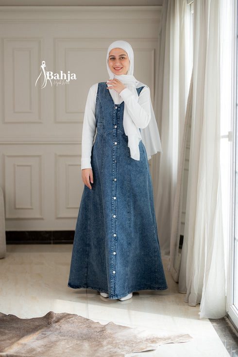 Denim Open Dress