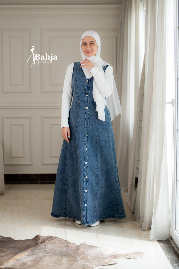 Denim Open Dress