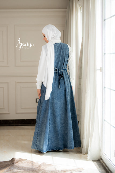Denim Open Dress
