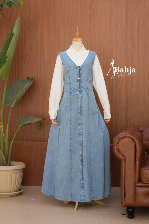 Denim Open Dress